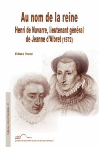 Sur la couverture deux portraits, l'un représentant Henri de Navarre, l'autre Jeanne d'Albret. Le portrait d'Henri de Navarre a été réalisé par Etienne Dumonstier vers 1568 au crayon de couleur. Celui de Jeanne d'Albret est une oeuvre de Anonyme Lécurieux vers 1565.