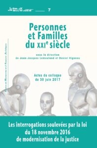 La couverture est ornée d'un carré blanc sur fond vert. Sur le carré blanc le titre ainsi qu'une représentation d'une famille androïde réalisée en 3D.
