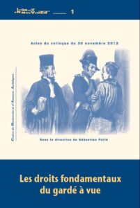 La couverture est illustrée par deux bandes bleues encadrant une lithographie du premier caricaturiste reconnu comme tel : Daumier. Elle est issue d'une série nommée 