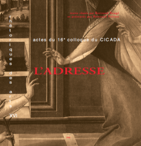 En couverture un tableau médiéval représentant un homme à genoux dont l'une des mains est tendue vers une dame d'apparence noble, et dans l'autre main une rose.