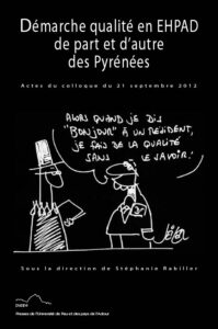 Couverture ornée d'une caricature où l'un des personnages dit à l'autre 